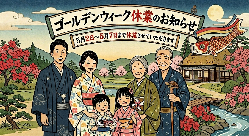 5月度 ゴールデンウイーク休業のお知らせ